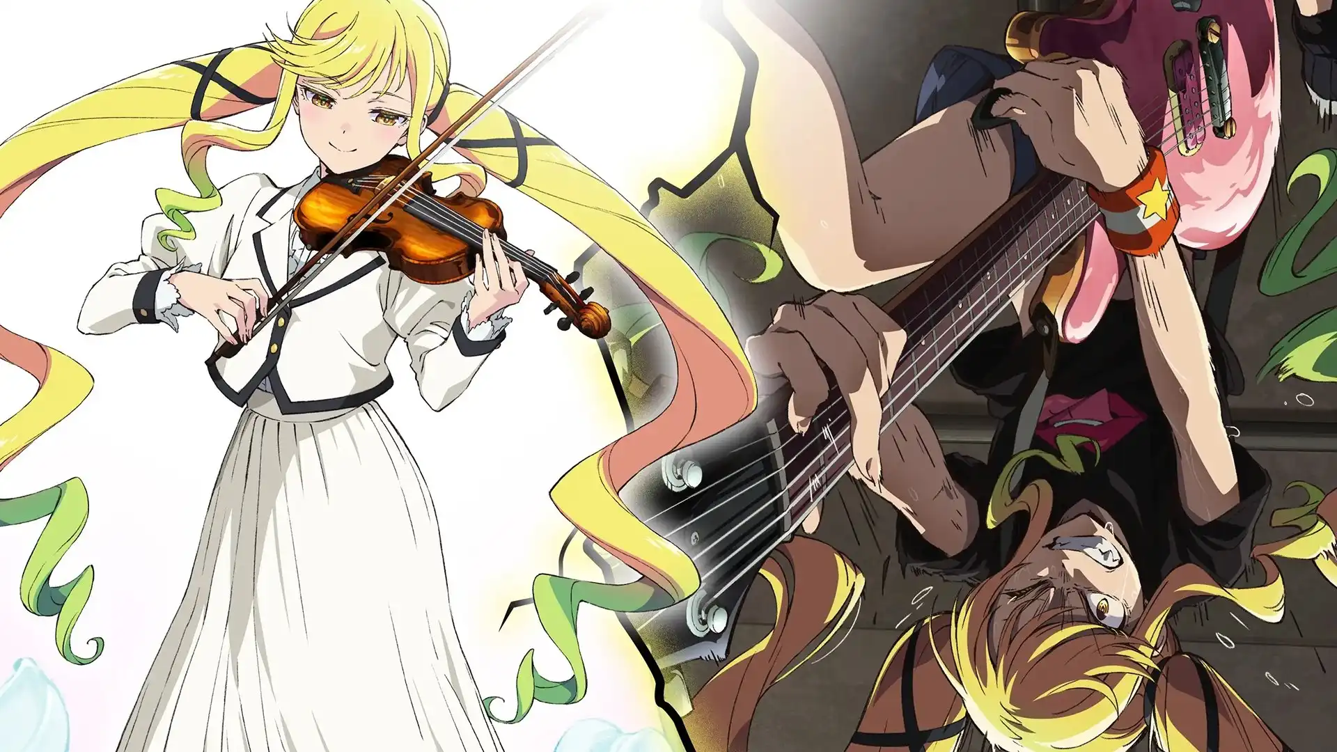 Rock wa Lady no Tashinami deshite Background