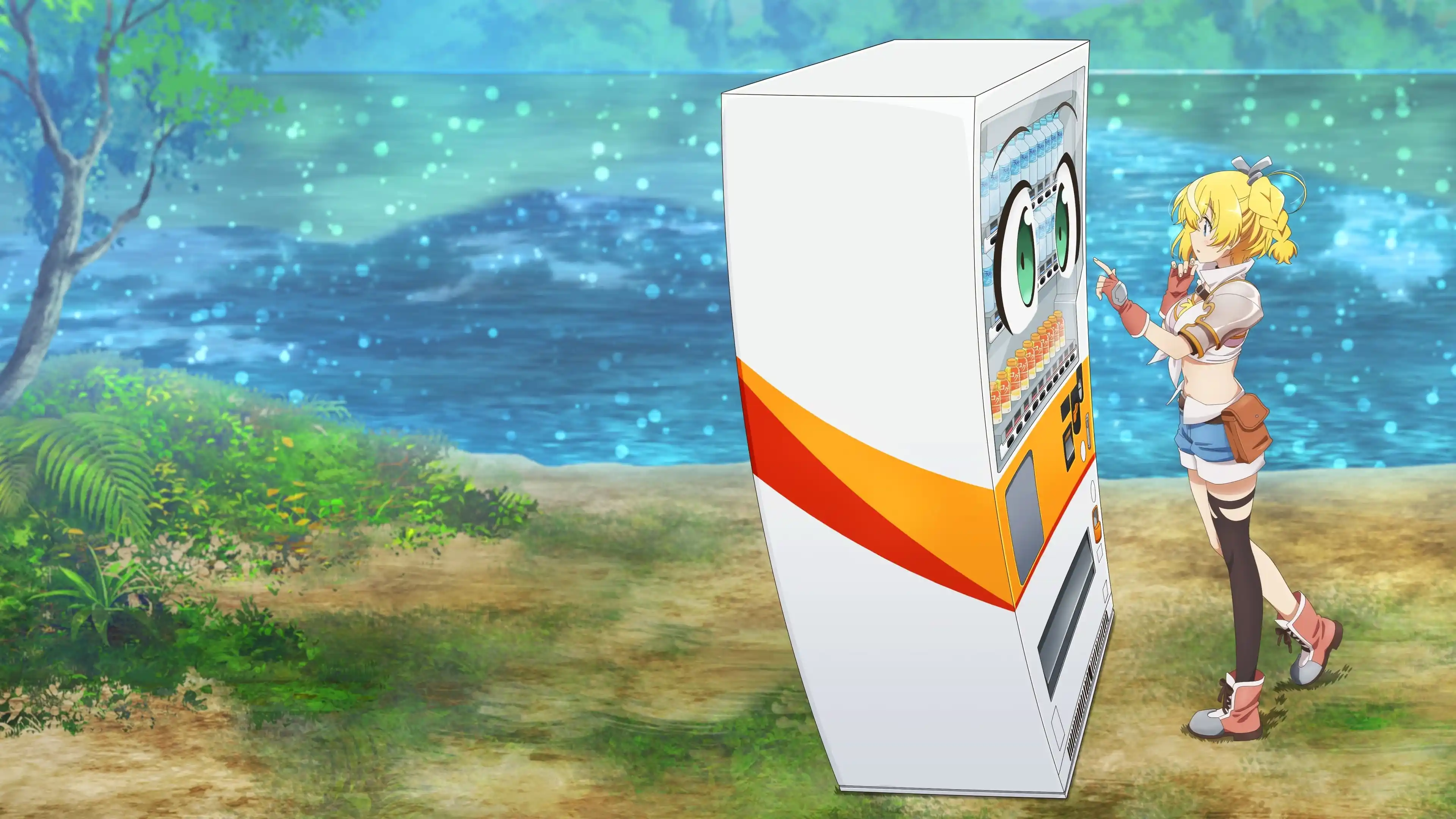 Jidou Hanbaiki ni Umarekawatta Ore wa Meikyuu wo Samayou 2 Background