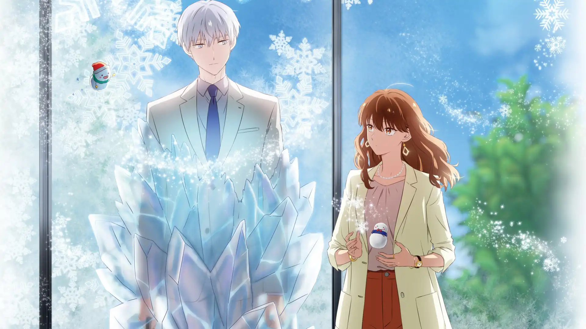 Koori Zokusei Danshi to Cool na Douryou Joshi Background
